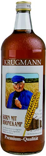 Krugmann Korn mit Boonekamp 32% vol alc. (1x1,0l) von Krugmann Markenspirituosen GmbH & Co. KG, Krim 2, 58540 Meinerzhagen