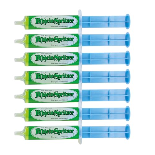 Krugmann R(h) einspritzer in der PET-Spritze 0,02 l (1 x 7 Spritzen) Waldmeisterlikör 15% Vol von Krugmann