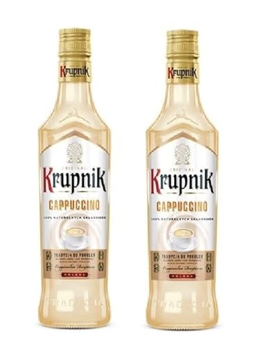 2 Flaschen Krupnik Cappuccino Likör a 500 ml 16% vol. von Krupnik