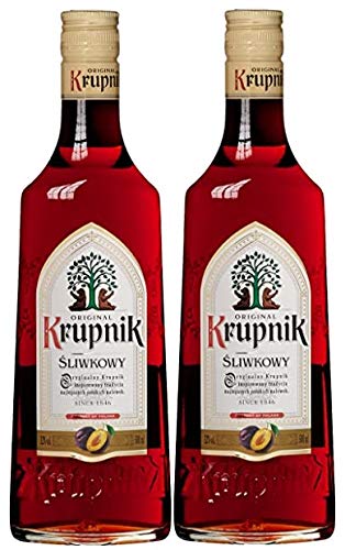 2 Flaschen Krupnik Pflaume a 500 ml 32% vol. Pflaumenlikör von Krupnik