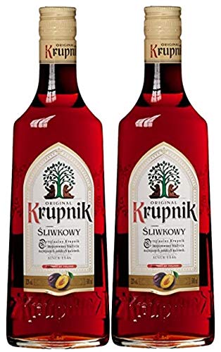 2 Flaschen Krupnik Pflaume a 500 ml 32% vol. Pflaumenlikör von Krupnik