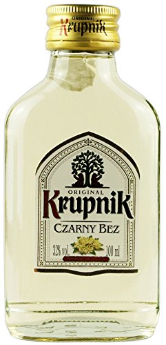 NEUHEIT: Krupnik Holunder in der Probiergröße | Polnischer Geschmackswodka/Likör | 32%, 0,1 Liter von Krupnik