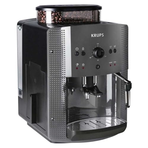 Krups Espressomaschine EA810B | 1,7 l | Farbe Schwarz | Kaffeevollautomat | freistehend | integriertes Mahlwerk | 1.450 W | Titan Krups Espressomaschine EA810B | 1,7 l | Farbe Schwarz | Kaffeevollautomat | freistehend | integriertes Mahlwerk | 1.450 W | Titan von Krups