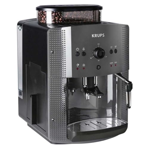 Krups Espressomaschine EA810B | 1,7 l | Farbe Schwarz | Kaffeevollautomat | freistehend | integriertes Mahlwerk | 1.450 W | Titan von Krups