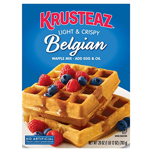 Krusteaz Light & Crispy Belgian Waffle Mix 28 oz by Krusteaz von Krusteaz