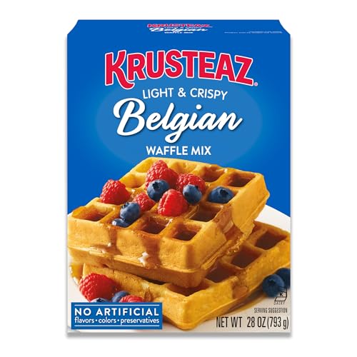 Krusteaz Light & Crispy Belgian Waffle Mix 28 oz by Krusteaz von Krusteaz