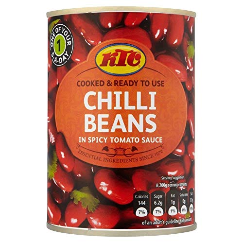 KTC Chili-Bohnen in scharfer Sauce - 400g - 3er-Packung von Ktc