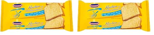 KuchenMeister Kuchen mit Vanille Geschmack 400g - Der Klassiker, saftig lockerer Vanillekuchen für den perfekten Genussmoment (1 x 400g) (Packung mit 2) von Kuchen Meister