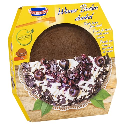 Kuchenmeister Wiener Böden dunkel drei einzelne Böden luftig 400g Kuchenmeister Wiener Böden dunkel drei einzelne Böden luftig 400g von Kuchen Meister