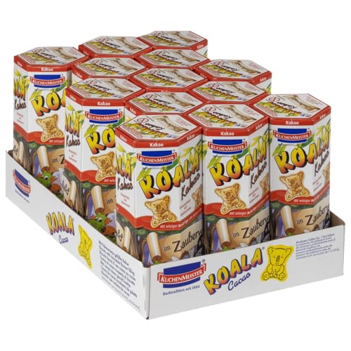 KuchenMeister Koala Kekse | Kakao Creme Füllung 75 g |13er Vorratspack | Knusprige Kekse | gefüllt mit leckerer Kakao Creme | ultimativen Nasch-Spaß | (13 x 75 g) von Kuchen Meister