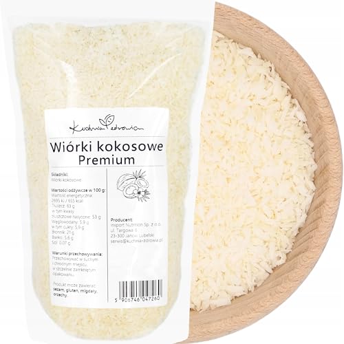 Kokosraspeln Premium | Ohne Schwefel | Natürlich & Ungeschwefelt | KUCHNIA ZDROWIA (200g) von Kuchnia Zdrowia