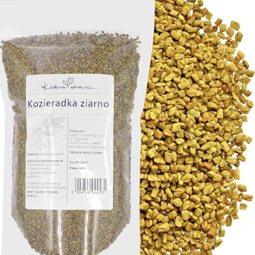 Kuchnia Zdrowia - Bockshornkleesamen - Natürlich - Aromatisch - Ohne Zusatzstoffe - Auslaufsichere Verpackung mit Reißverschluss - Doypack: 500 Gram Kuchnia Zdrowia - Bockshornkleesamen - Natürlich - Aromatisch - Ohne Zusatzstoffe - Auslaufsichere Verpackung mit Reißverschluss - Doypack: 500 Gram von Kuchnia Zdrowia