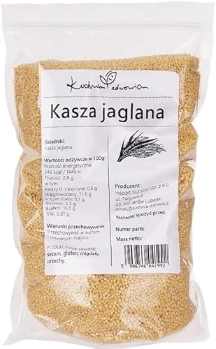 Kuchnia Zdrowia - Hirse - Natürlich - Hohe Qualität - Auslaufsichere Verpackung mit Reißverschluss - 1kg Doypack von Kuchnia Zdrowia