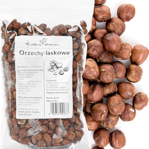 Kuchnia Zdrowia - Ganze Haselnüsse - Kein Salz - Natürlich - Ohne Zusatzstoffe - Hohe Qualität - Auslaufsichere Verpackung mit Reißverschluss - Doypack: (250) Kuchnia Zdrowia - Ganze Haselnüsse - Kein Salz - Natürlich - Ohne Zusatzstoffe - Hohe Qualität - Auslaufsichere Verpackung mit Reißverschluss - Doypack: (250) von Kuchnia Zdrowia