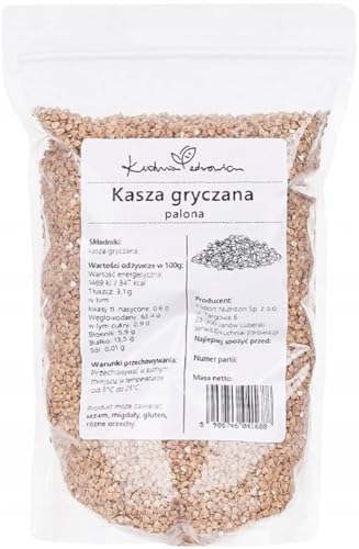 Kuchnia Zdrowia - Geröstete Buchweizengrütze - Natürlich - Hohe Qualität - Auslaufsichere Verpackung mit Reißverschluss - 1kg Doypack Kuchnia Zdrowia - Geröstete Buchweizengrütze - Natürlich - Hohe Qualität - Auslaufsichere Verpackung mit Reißverschluss - 1kg Doypack von Kuchnia Zdrowia