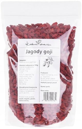 Kuchnia Zdrowia - Getrocknete Gojibeeren - Natürlich - Leckerer Snack - Hohe Qualität - Auslaufsichere Verpackung mit Reißverschluss - Doypack: (1kg) von Kuchnia Zdrowia