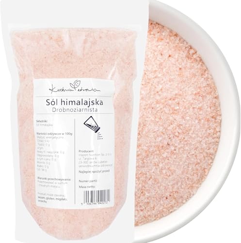 Kuchnia Zdrowia - Himalaya-Salz feinkörnig - Natürlich - Ohne Zusatzstoffe - Auslaufsichere Verpackung mit Reißverschluss - 1kg Doypack Kuchnia Zdrowia - Himalaya-Salz feinkörnig - Natürlich - Ohne Zusatzstoffe - Auslaufsichere Verpackung mit Reißverschluss - 1kg Doypack von Kuchnia Zdrowia