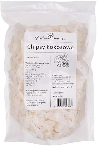 Kuchnia Zdrowia - Kokosnuss-Chips - Vegan - Ohne Zusatzstoffe - Hohe Qualität - Auslaufsichere Verpackung mit Reißverschluss - Doypack: (100g) Kuchnia Zdrowia - Kokosnuss-Chips - Vegan - Ohne Zusatzstoffe - Hohe Qualität - Auslaufsichere Verpackung mit Reißverschluss - Doypack: (100g) von Kuchnia Zdrowia