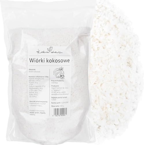 Kuchnia Zdrowia - Kokosnuss-Späne - Natürlich - Hohe Qualität - Auslaufsichere Verpackung mit Reißverschluss - Doypack: (500g) Kuchnia Zdrowia - Kokosnuss-Späne - Natürlich - Hohe Qualität - Auslaufsichere Verpackung mit Reißverschluss - Doypack: (500g) von Kuchnia Zdrowia