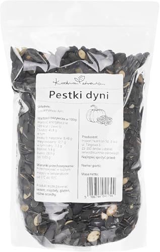 Kuchnia Zdrowia - Kürbiskerne - Geschält - Natürlich - Leckerer Snack - Hohe Qualität - Auslaufsichere Verpackung mit Reißverschluss - Doypack: (200g) Kuchnia Zdrowia - Kürbiskerne - Geschält - Natürlich - Leckerer Snack - Hohe Qualität - Auslaufsichere Verpackung mit Reißverschluss - Doypack: (200g) von Kuchnia Zdrowia