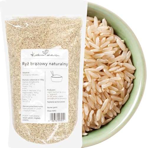 Kuchnia Zdrowia - Natürlicher brauner Reis - Hohe Qualität - Ohne Zusatzstoffe - Auslaufsichere Verpackung mit Reißverschluss - 1kg Doypack Kuchnia Zdrowia - Natürlicher brauner Reis - Hohe Qualität - Ohne Zusatzstoffe - Auslaufsichere Verpackung mit Reißverschluss - 1kg Doypack von Kuchnia Zdrowia