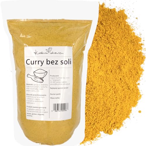 Kuchnia Zdrowia - Salzfreies Curry-Gewürz - Aromatische Gewürzmischung - Natürlich - Auslaufsichere Verpackung mit Reißverschluss - Doypack 200g (200, Gramm) von Kuchnia Zdrowia