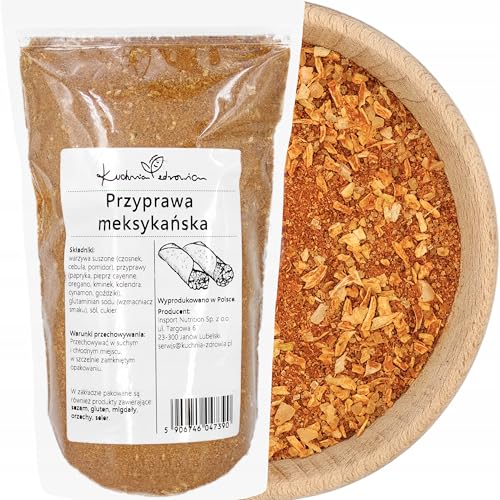 Mexikanisches Gewürz – Aromatische Gewürzmischung mit Knoblauch, Zwiebel, Paprika & Kräutern | KUCHNIA ZDROWIA (200g) von Kuchnia Zdrowia