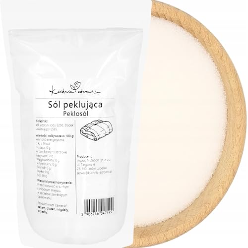 Peklosalz zum Pökeln – Pökelsalz mit Nitrit E250 | KUCHNIA ZDROWIA (1 kg) von Kuchnia Zdrowia