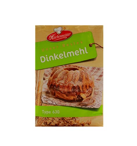 Küchenmeister Dinkelmehl Type 630, 10er Pack (10 x 1 kg) von Küchenmeister