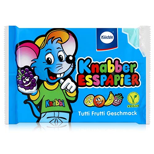 Küchle Knabber Esspapier blau Tutti Frutti Geschmack 25g Essoblaten von Küchle W.u.H. GmbH & Co. KG