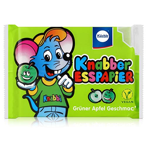 Küchle Knabber Esspapier grün Grüner Apfel Geschmack 25g Essoblaten von Küchle W.u.H. GmbH & Co. KG
