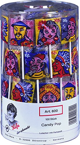 Küfa Küfa-Werk candypop frucht, 40er Pack (40 x 150 g) von Küfa Candy Pop (100 Stück/Dose)