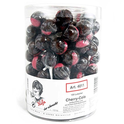 Küfa Cherry Cola Lutscher mit Kirsch Cola Geschmack 100 Stück 1800g von Küfa-Werk GmbH & Co. KG (D)