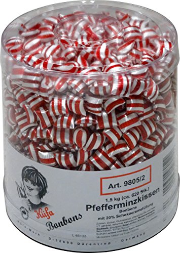 1,5kg Box Küfa Pfefferminzkissen mit Cremefüllung 1500g 1,5kg Box Küfa Pfefferminzkissen mit Cremefüllung 1500g von Kuefa