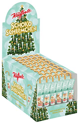 Küfferle Schokoschirmchen Weihnachtsmärchen 810g (60 Stück) von Küfferle