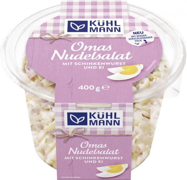 Kühlmann Omas Nudelsalat mit Schinkenwurst und Ei von Kühlmann