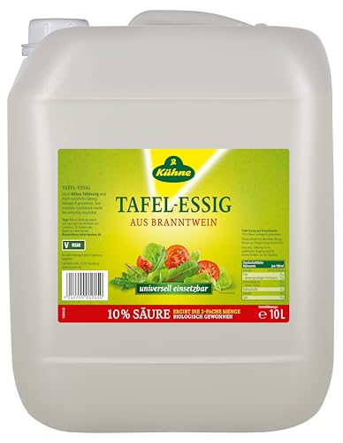 KÜHNE Tafelessig, 10 Prozent Säure - 1 x 10 ltr von Kühne