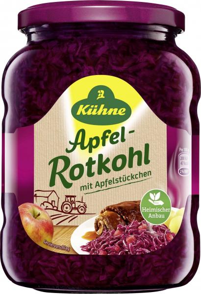 Kühne Apfelrotkohl mit Apfelstückchen von Kühne