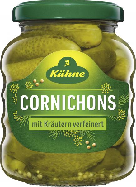 Kühne Cornichons mit Kräutern verfeinert Kühne Cornichons mit Kräutern verfeinert von Kühne