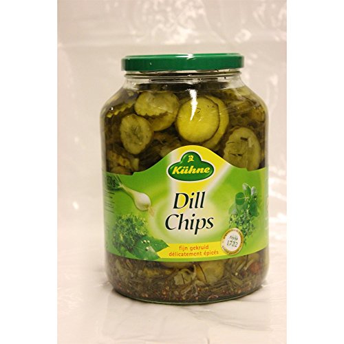Kühne Dill Chips 1700ml Glas (Dill-Gurkenscheiben) von Kühne
