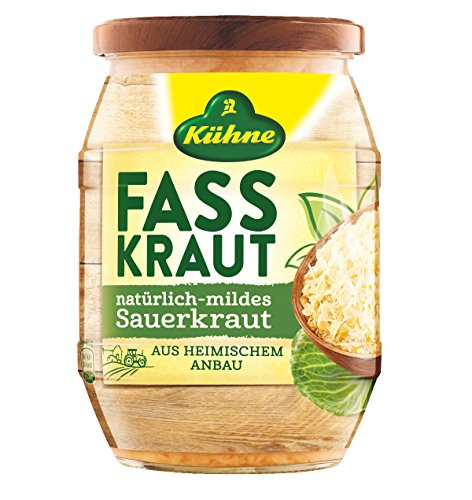 Kühne Fasskraut natürlich-mildes Sauerkraut, 650 g Kühne Fasskraut natürlich-mildes Sauerkraut, 650 g von Kühne