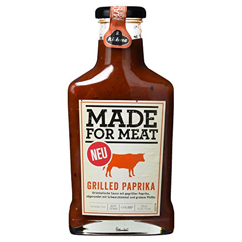Kühne Grillsauce Made for Meat Grilled Paprika in der Flasche, 1er Pack Kühne Grillsauce Made for Meat Grilled Paprika in der Flasche, 1er Pack von Kühne