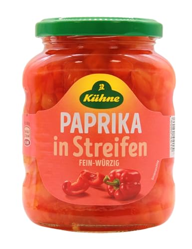 Kühne Paprika in Streifen, 10er Pack (10 x 165g) von Kühne