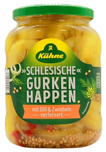 Kühne Schlesische Gurkenhappen, 6er Pack (6 x 360g) von Kühne