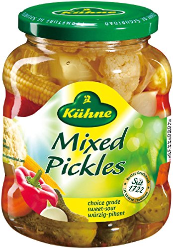 Mixed Pickles 370ml Glas Mixed Pickles 370ml Glas von Kühne
