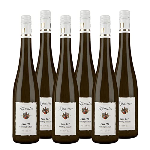 Künstler Riesling "Faß 111" trocken QbA Weißwein Rheingau trocken (6 x 0.75l) von Künstler