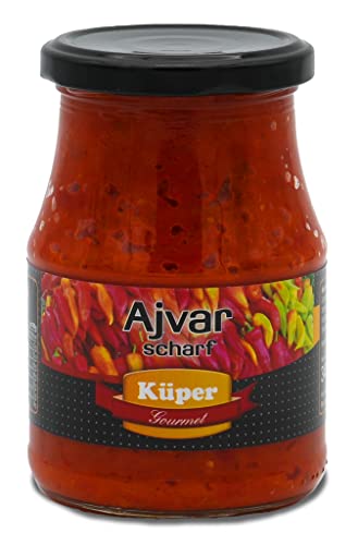 Küper Selection Ajvar, Paprikagemüse scharf, 340 ml von Küper Selection