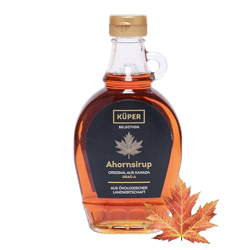 Küper Selection Ahornsirup Grad A – 250 ml – Sirup Kaffee, Pancakes & Dessert – aus Kanada – Topping für Joghurt, Müsli Küper Selection Ahornsirup Grad A – 250 ml – Sirup Kaffee, Pancakes & Dessert – aus Kanada – Topping für Joghurt, Müsli von Küper Selection