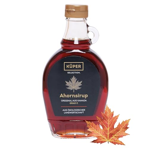 Küper Selection Ahornsirup Grad C – 250 ml – Sirup Kaffee, Pancakes & Dessert – aus Kanada – herb-süß für BBQ, Dressings, Marinade Küper Selection Ahornsirup Grad C – 250 ml – Sirup Kaffee, Pancakes & Dessert – aus Kanada – herb-süß für BBQ, Dressings, Marinade von Küper Selection