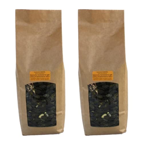 Kürbishof DEIMEL Steiermark/Austria - Sparangebot 2 x 1 kg Steirische Kürbiskerne - Direkt vom Erzeuger Kürbishof DEIMEL Steiermark/Austria - Sparangebot 2 x 1 kg Steirische Kürbiskerne - Direkt vom Erzeuger von Kürbishof DEIMEL